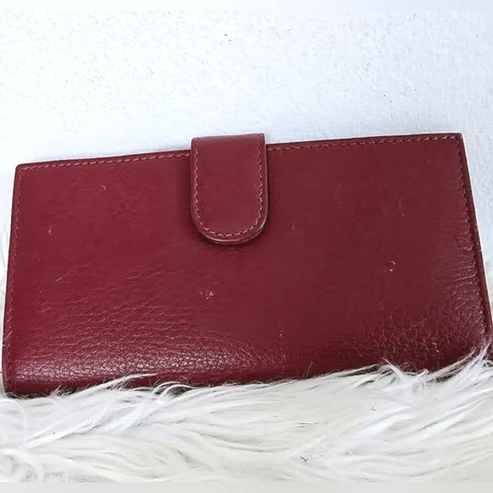 Classy Red Genuine Leather Wallet 🌴